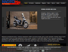 Tablet Screenshot of motoway.it